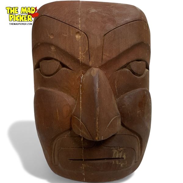 Hand Carved First Nations Mask By Eric Baker