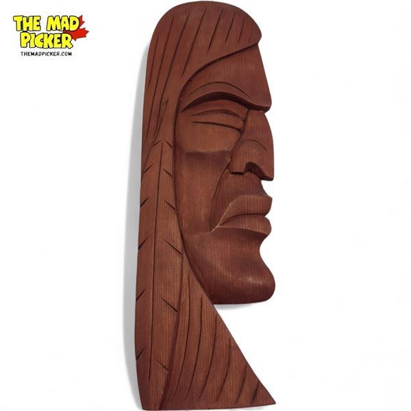 Hand Carved First Nations Wall Plaque By Chris Paul