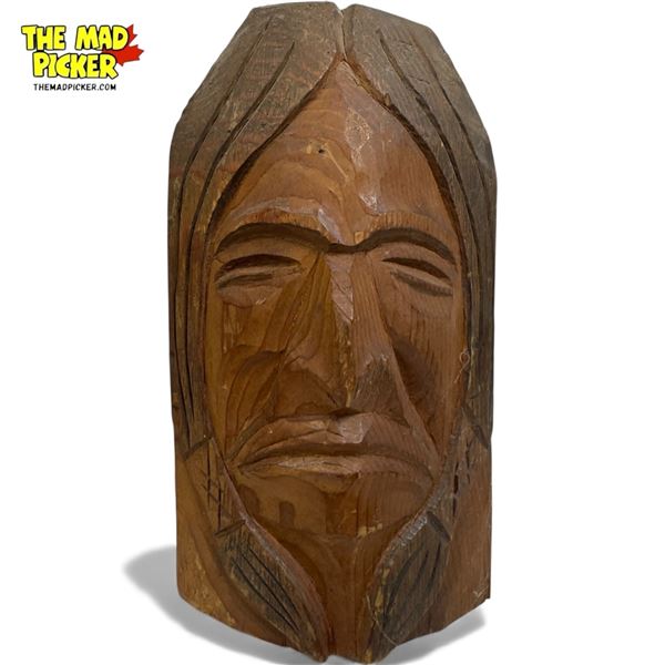 Hand Carved First Nations Plaque By James Natrall