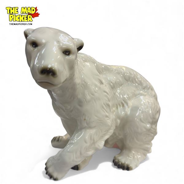 Vintage Porcelain Royal Dux Polar Bear