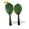 Image 2 : Vintage 4 Piece Green Enamel Vanity Set