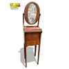 Image 1 : Vintage Floor Model Gentleman'S Shaving Stand With Swivel Mirror