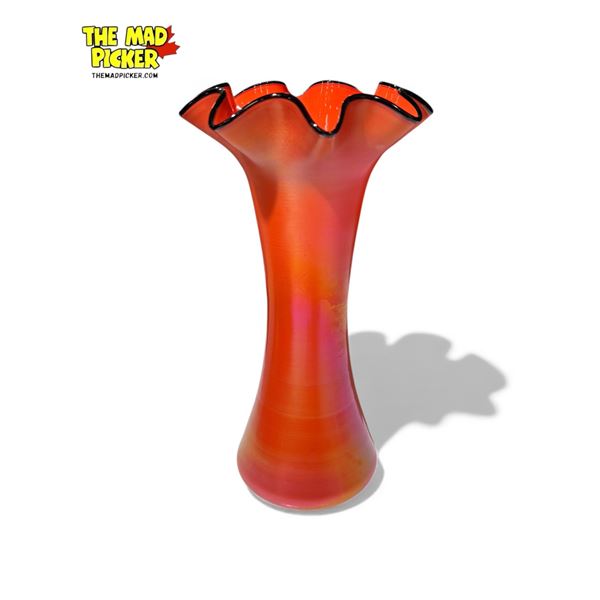 Vintage Czech Loetz Tango Glass Vase