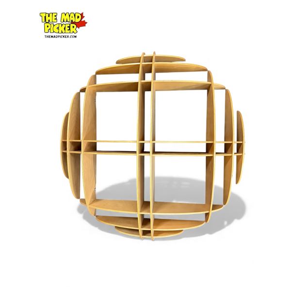 Mid Century Modern Style Wall Hanging Shelf