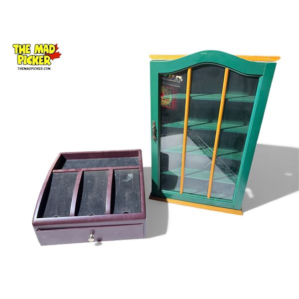 2 Vintage Display Cases