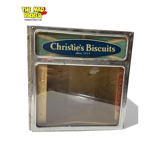 Vintage Christie'S Biscuit Tin Topper, On Biscuit Box