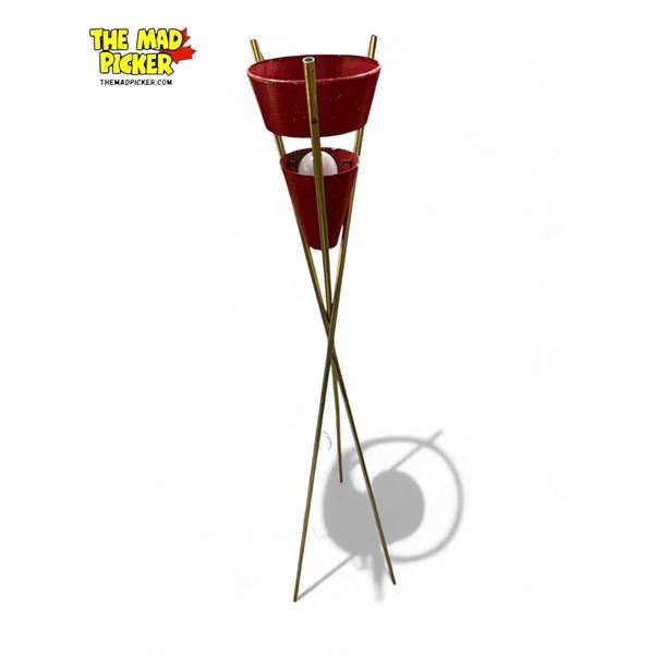 Vintage Brass Floor Lamp