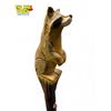 Image 3 : Vintage Carved Raccoon Walking Stick