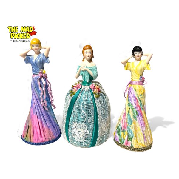 3 Vintage Hair Pin Girls