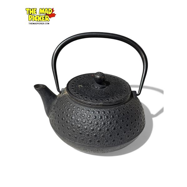 Vintage Cast Metal Asian Teapot