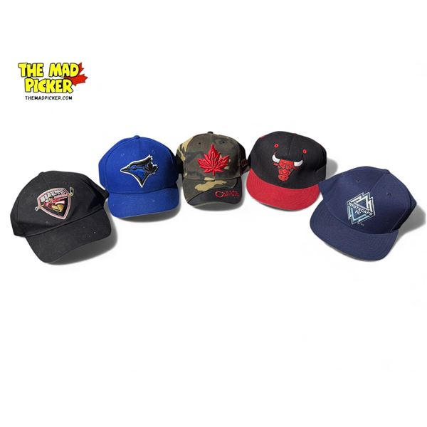 5 Vintage Sports Caps