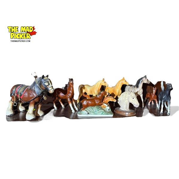 Assortment Of Vintage Porcelain Horses