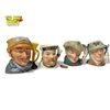 Image 2 : 4 Vintage Toby Mugs