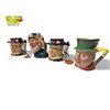 Image 3 : 4 Vintage Toby Mugs