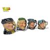 Image 2 : 4 Vintage Toby Mugs