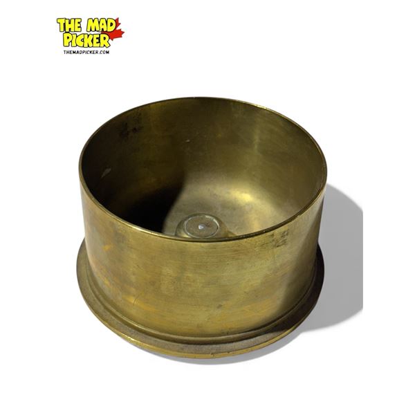 Vintage Brass Trench Art Ashtray