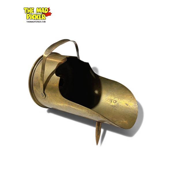 Vintage Brass Trench Art Ashtray