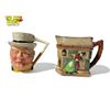 2 Vintage Toby Mugs