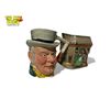 Image 3 : 2 Vintage Toby Mugs