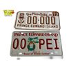 2 Prince Edward Island License Plates