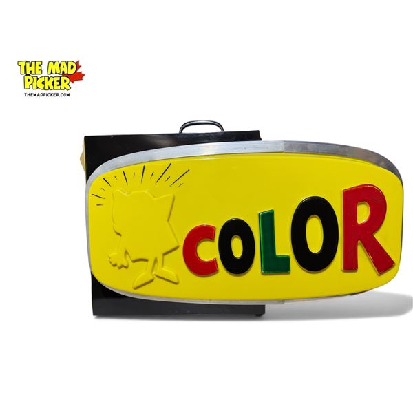 Vintage Light Up Color Display Sign