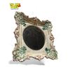 Image 2 : Vintage Hand Painted Porcelain Hanging Mirror