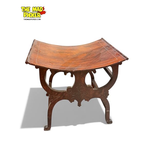 Vintage Carved Stool