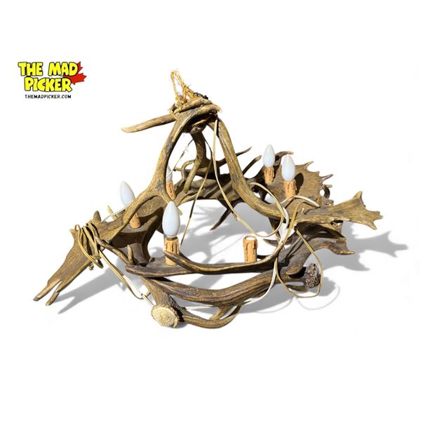 Very Cool Antler Chandelier