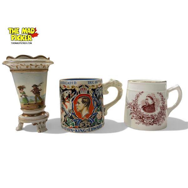 3 Vintage Royalty Cups