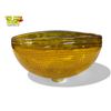 Image 2 : Vintage Hand Blown Art Glass Swirl Bowl, Signed Ganjbolt