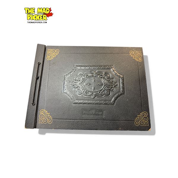 Vintage Photo Album Full Of Military Photos, Boats, Soldiers, Airplanes, Etc..