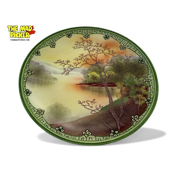 Vintage Embossed Hand Painted Picture Plate