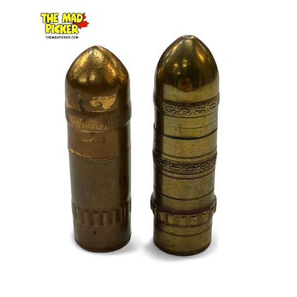 2 Vintage Bullet Lighters