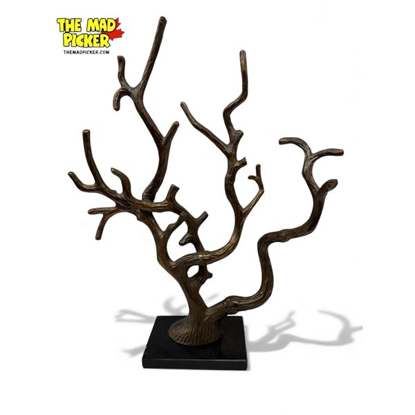 Vintage Decorative Metal Tree Jewelry Stand