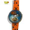 Image 2 : Vintage Orange Crush The Flintstones Novelty Bubble Dome Watch