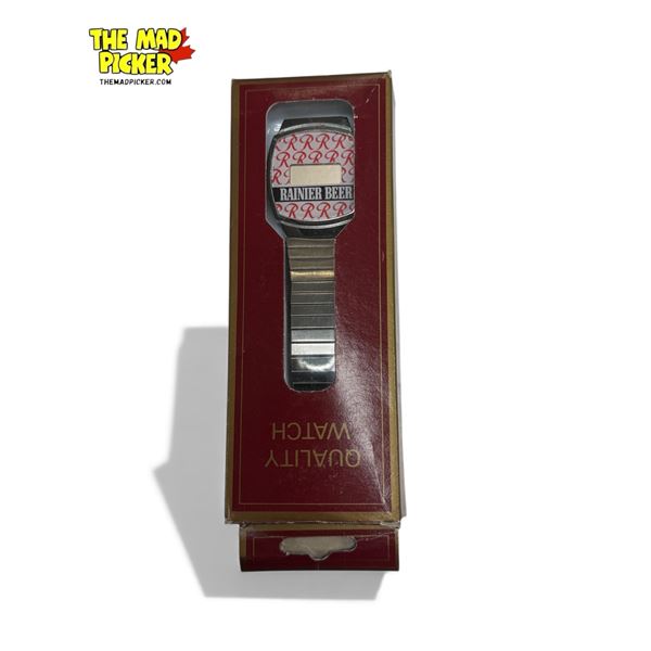 Vintage Rainier Beer Watch, In Original Box
