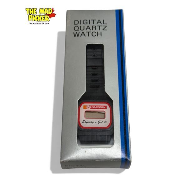 Vintage Safeway Digital Quartz Watch, In Original Case