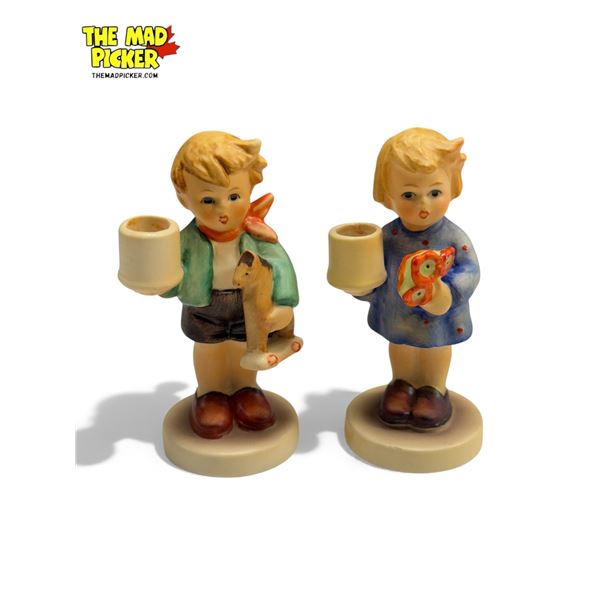 Pair Of Vintage Hummels, Girl & Boy