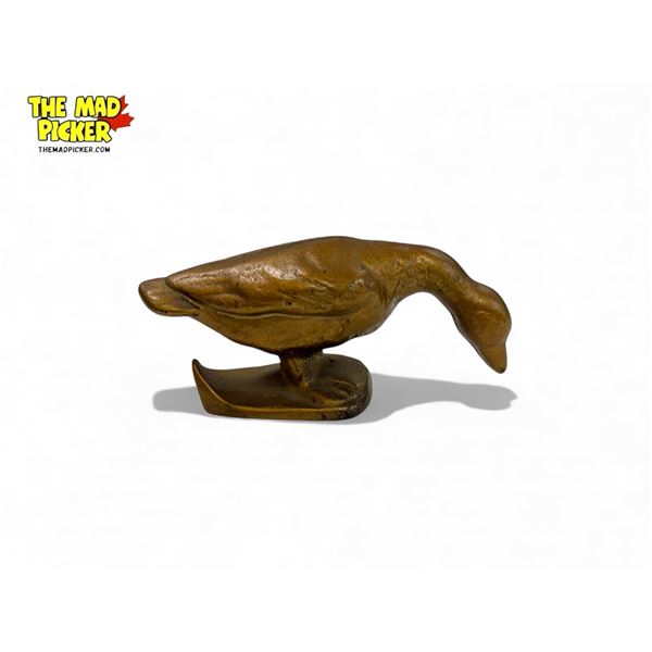 Vintage Brass Duck Paperweight
