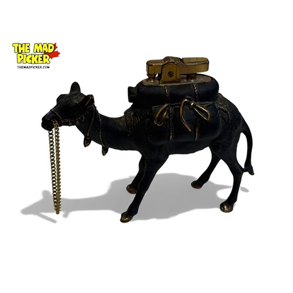 Vintage Brass Camel Figural Lighter