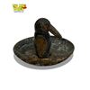 Image 2 : Vintage Cast Metal Parrot Lighter Ashtray