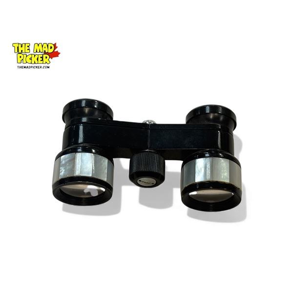 Vintage Pair Of Tasco Binoculars With Inlay Abalone