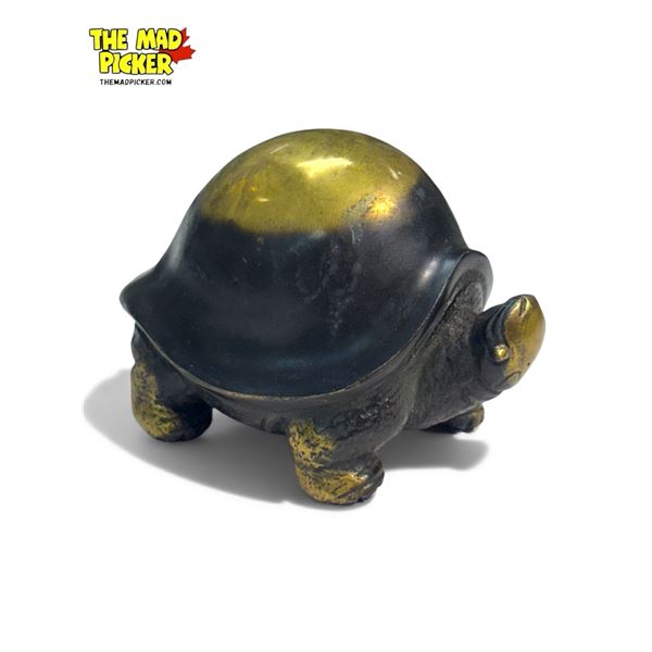 Vintage Brass Tortoise