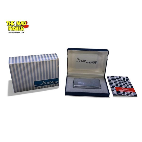 Vintage Ibelo Prestige Basf Lighter, In Original Box