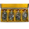 Image 2 : Precious Panda Of China Reverse Painted Snuff Bottle Set, In Original Box