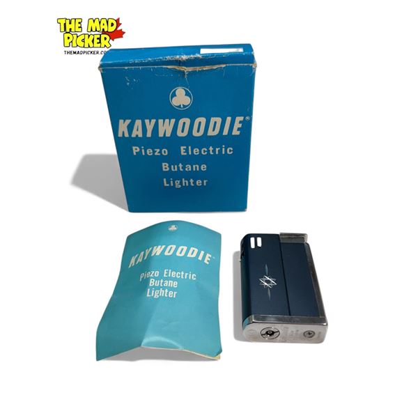 Vintage Kaywoodie Electric Butane Lighter, In Original Box