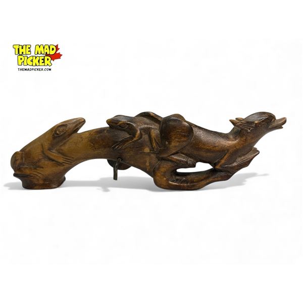 Vintage Indonesian Lombok Heddle Pulley For Weaving