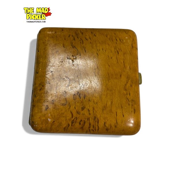 Vintage Burl Cigarette Case