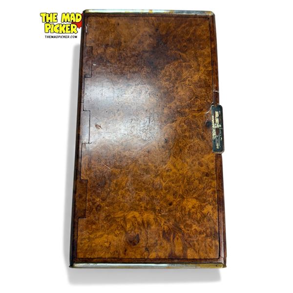 Vintage Wood Cigarette Case