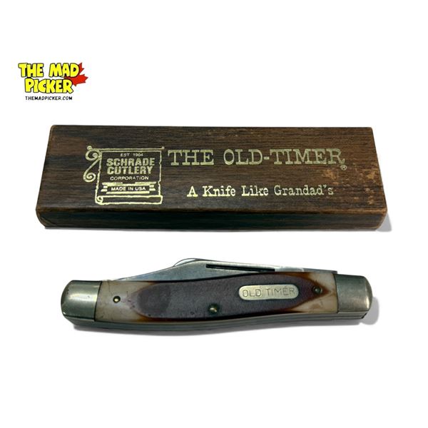 Vintage Schrade "The Old Timer" Pocket Knife, In Original Box